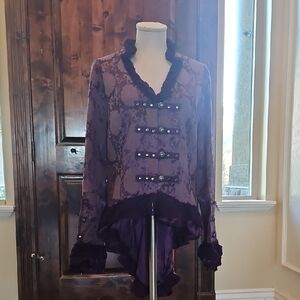 Purple Victorian-Style Jacket
